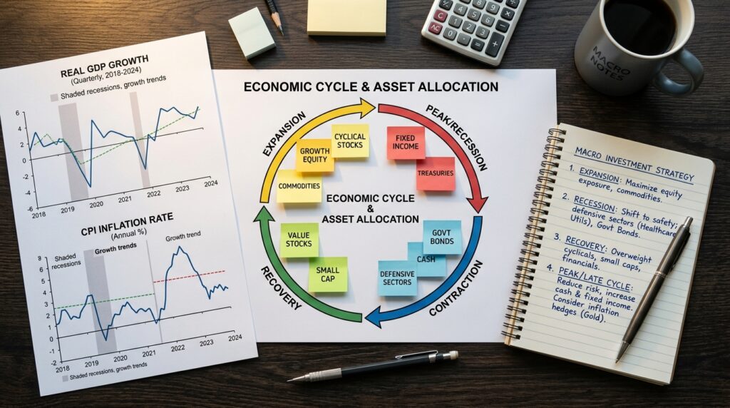Alocação de ativos por ciclo econômico como ajustar a carteira conforme a economia aquece ou esfria