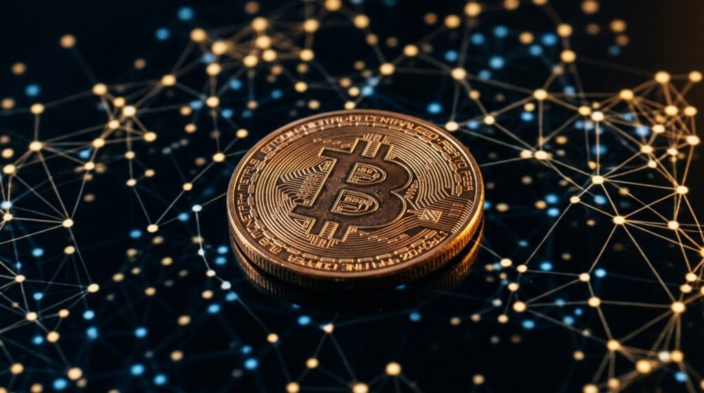 Imagem conceitual que abre o guia sobre criptomoedas para iniciantes