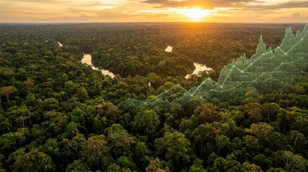 Imagem que representa o tema mercado de carbono no Brasil