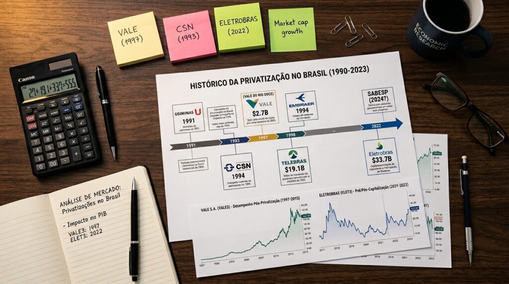 Privatizações no Brasil histórico, impacto nos setores e o que ainda pode ser privatizado